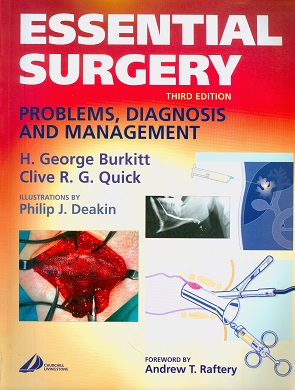 Secondhand Used Book - ESSENTIAL SURGERY by H George Burkitt & Clive R G Quick