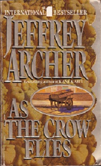Secondhand Used Book - AS THE CROW FLIES by Jeffrey Archer