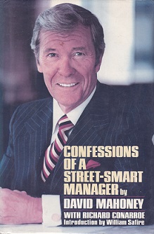 Secondhand Used Book - CONFESSIONS OF A STREET-SMART MANAGER by David Mahoney with Richard Conarroe