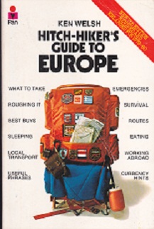 Secondhand Used Book - HITCH-HIKER'S GUIDE TO EUROPE by Ken Welsh