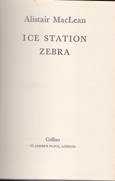 Secondhand Used Book - ICE STATION ZEBRA by Alistair MacLean