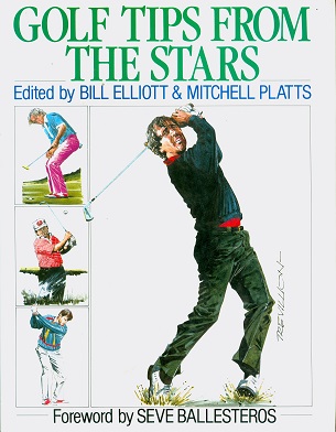 Secondhand Used Book - GOLF TIPS FROM THE STARS edited by Bill Elliott & Mitchell Platts